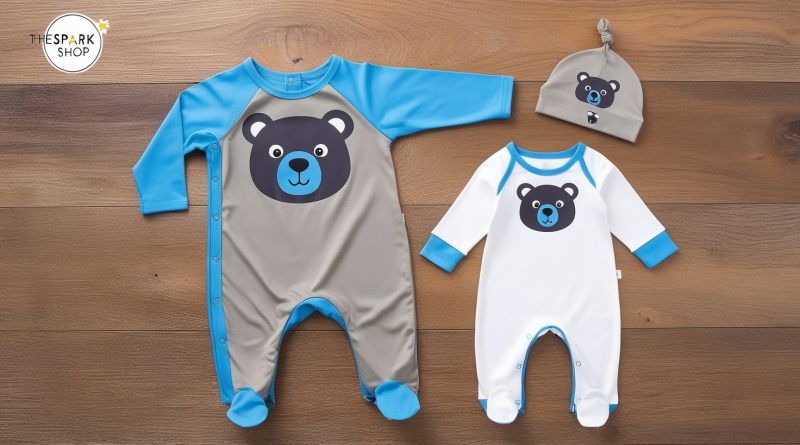 rs 149 bear design long-sleeve baby jumpsuit thespark shop